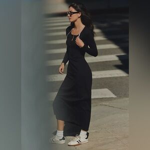 NWT! LSPACE x Anthropologie Long-Sleeve Maxi Dress - Size Small 🧊